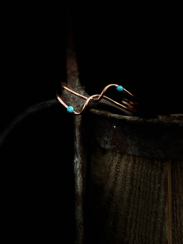 Yolanda Skeets Double Copper Bracelet