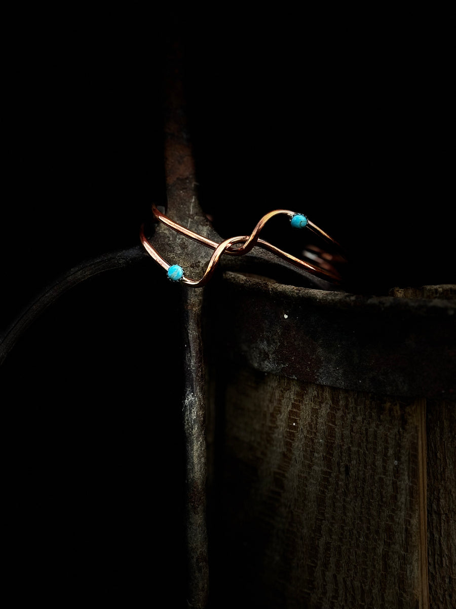 Yolanda Skeets Double Copper Bracelet