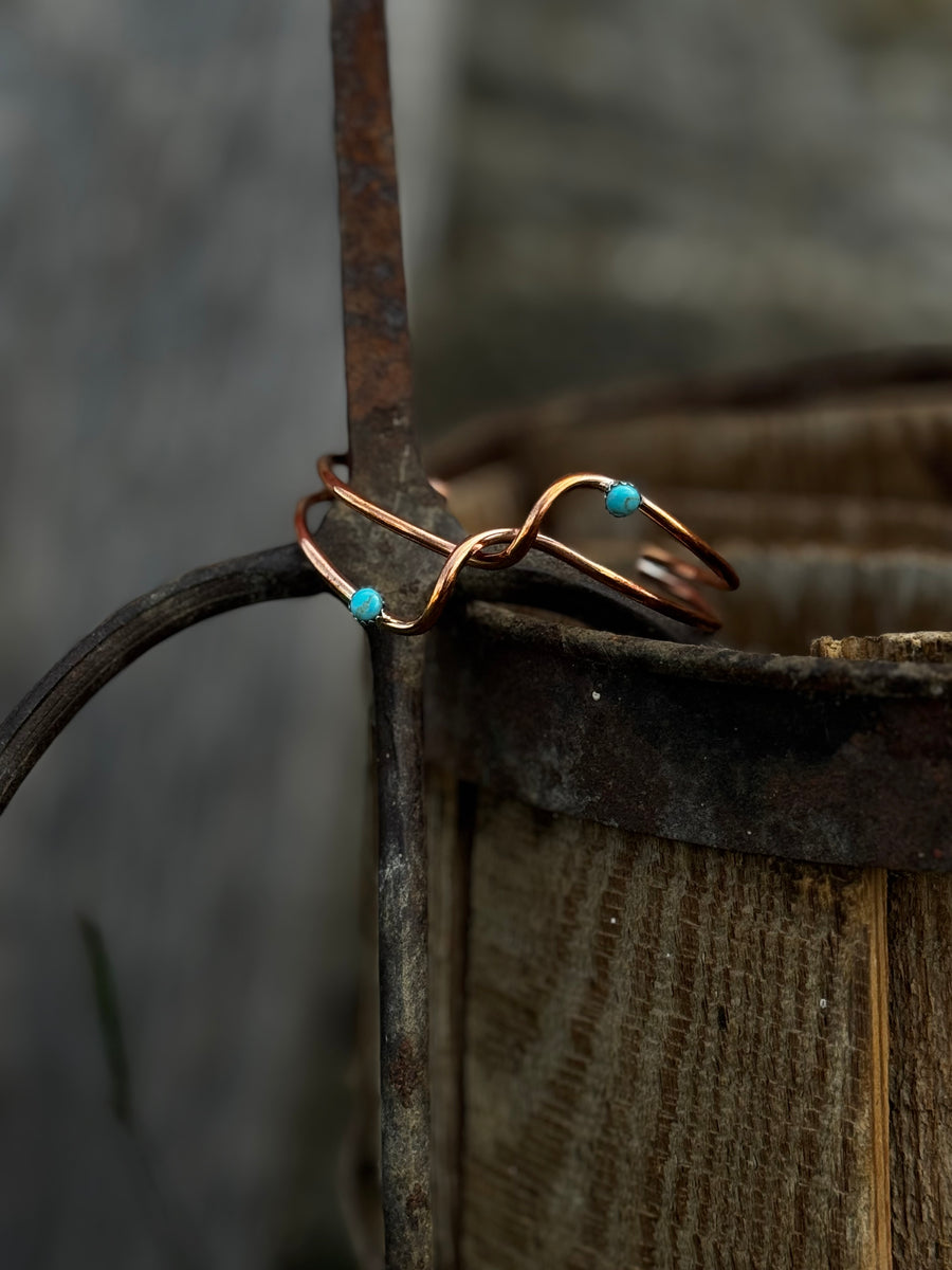 Yolanda Skeets Double Copper Bracelet