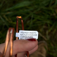 Yolanda Skeets Double Copper Bracelet