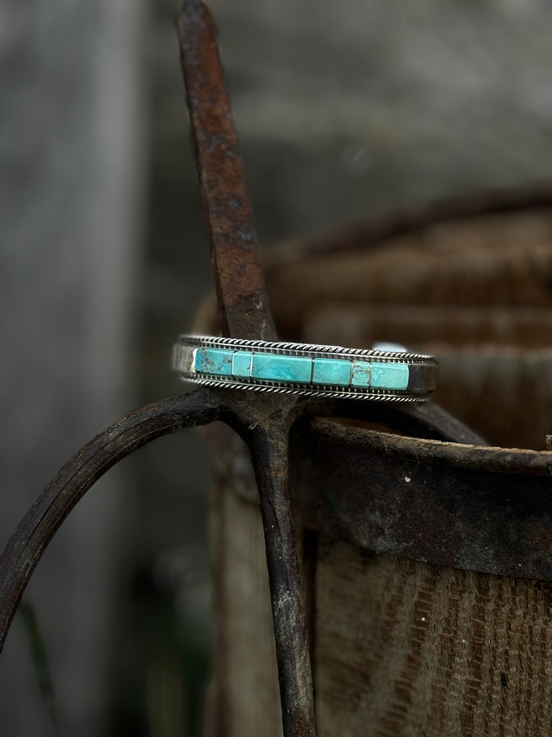 Francis Yazzie Turquoise Bracelet