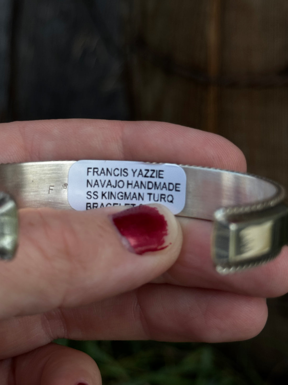 Francis Yazzie Turquoise Bracelet