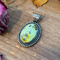 Palomino Sterling Silver Pendant – 2" x 1.25" – 8 mm Bail