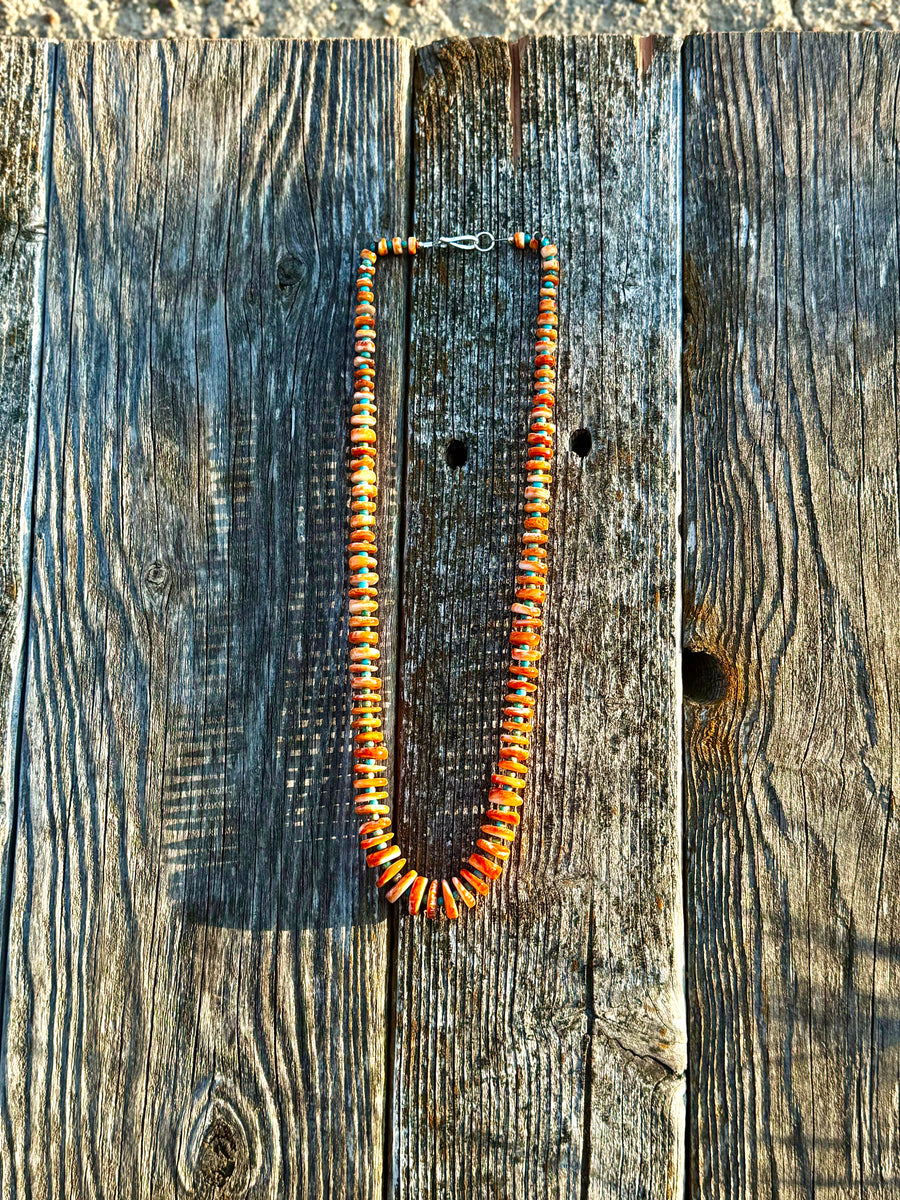 Spiny Oyster and Kingman Necklace