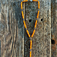 Spiny Oyster Lariat Necklace