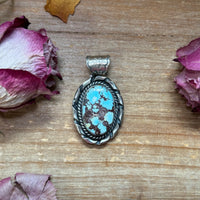 Golden Hills Turquoise Sterling Silver Pendant