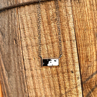 Steve Francisco White Buffalo Bar Necklace