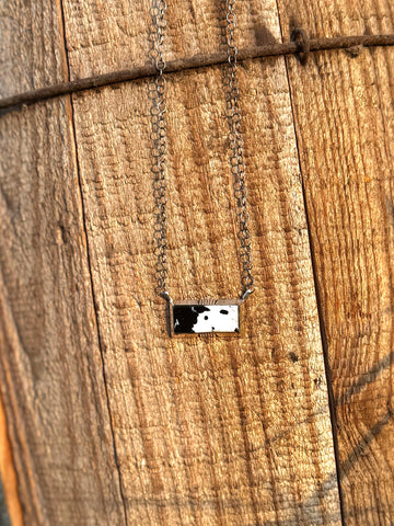 Steve Francisco White Buffalo Bar Necklace