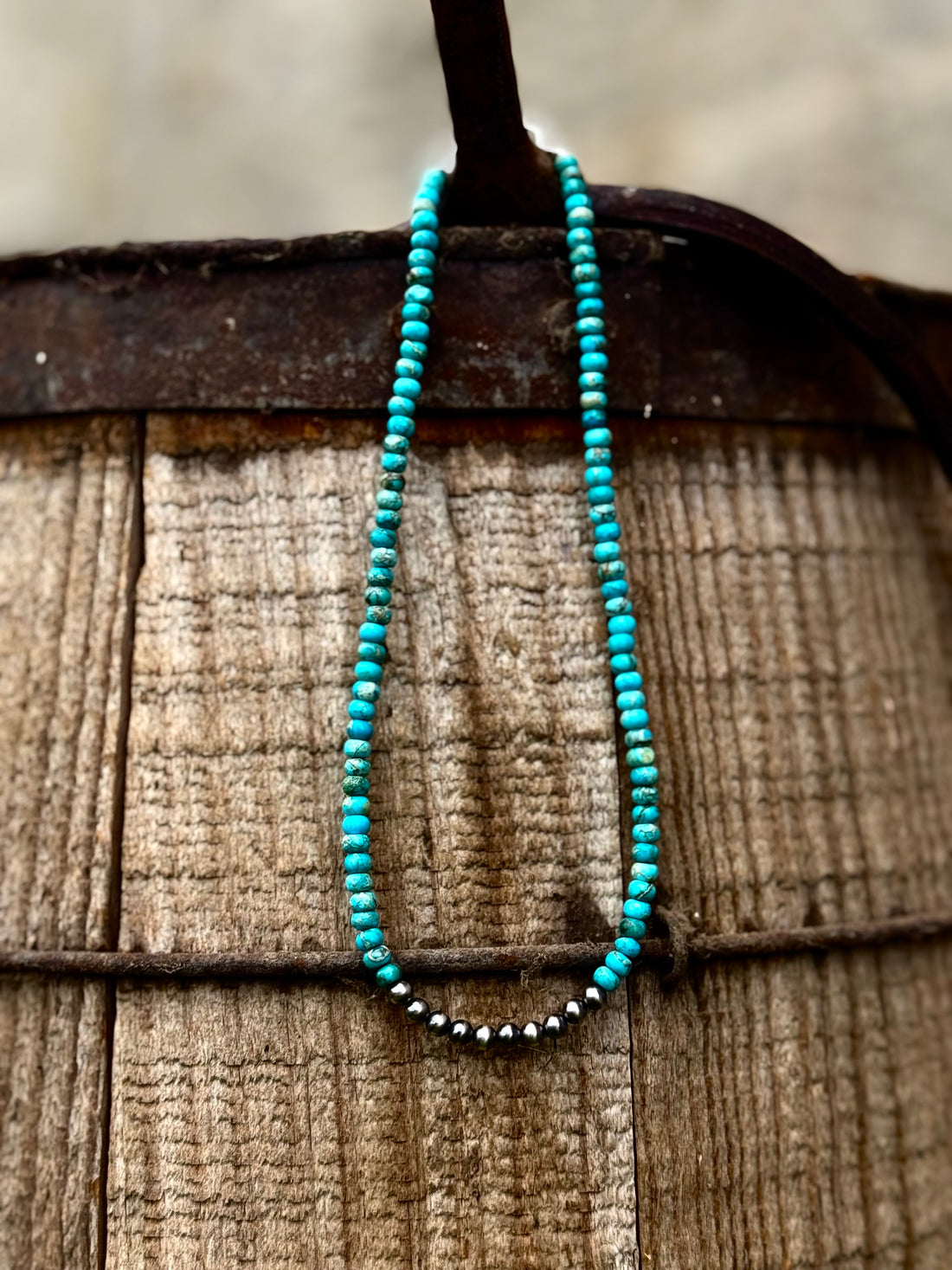 Turquoise and Sterling Pearl