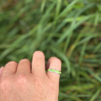 Debbie Livingston Gaspeite Ring
