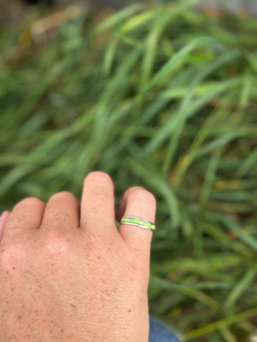 Debbie Livingston Gaspeite Ring