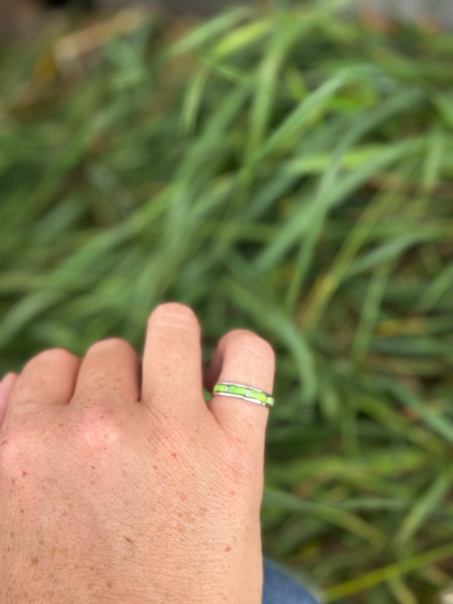 Debbie Livingston Gaspeite Ring