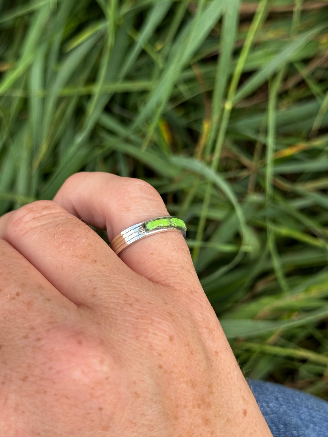 Debbie Livingston Gaspeite Ring