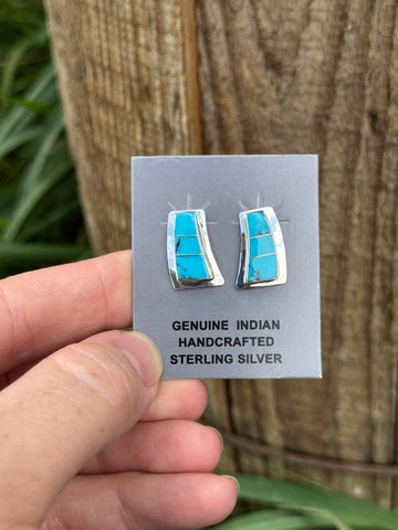 Norvin Johnson Turquoise Studs