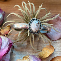 Sterling Silver Wild Horse Cuff Bracelet