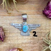 Sterling Silver Thunderbird Pendant