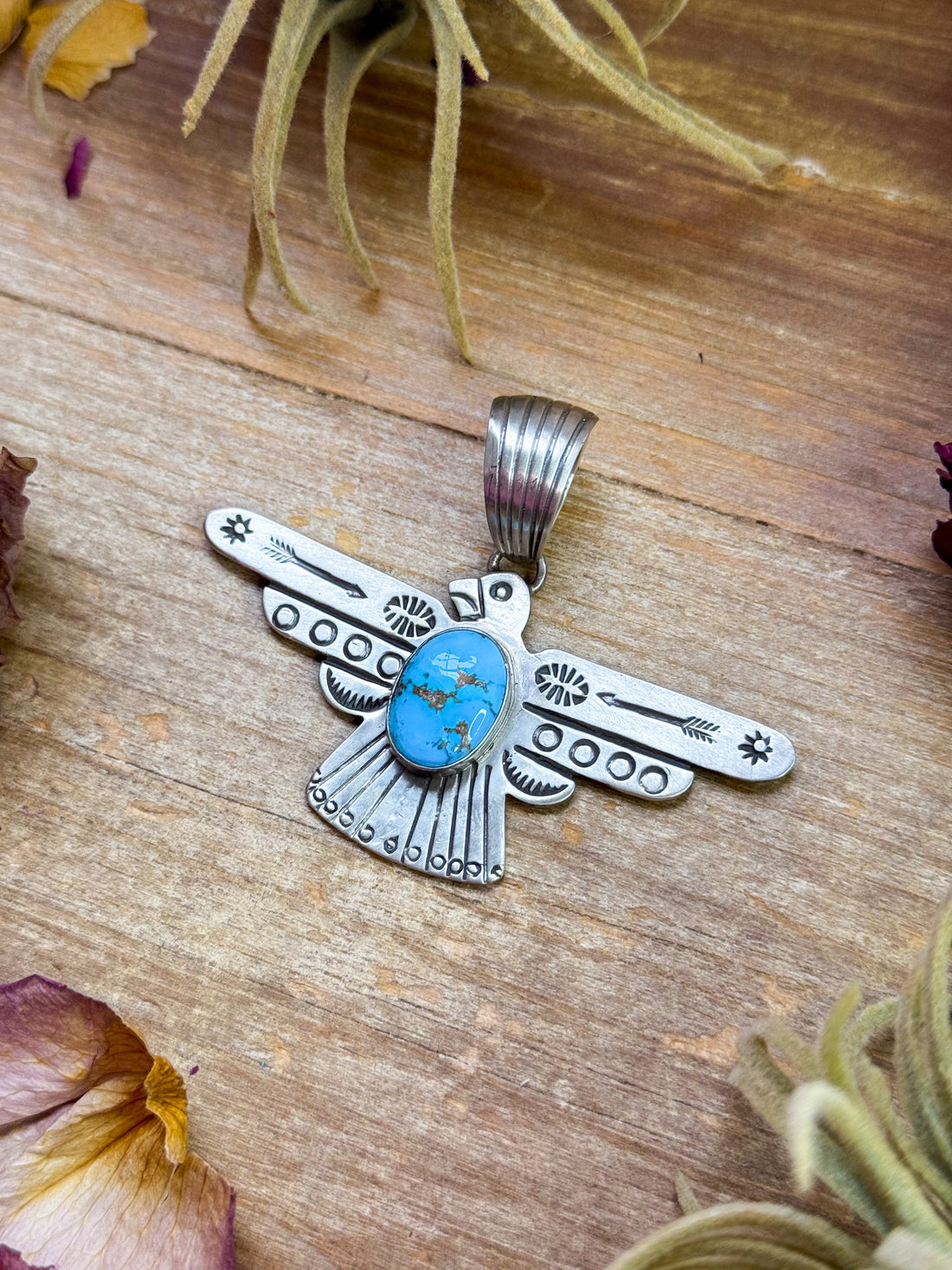 Sterling Silver Thunderbird Pendant