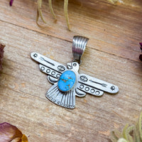 Sterling Silver Thunderbird Pendant