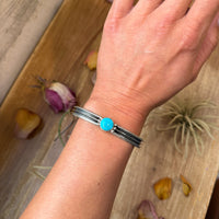 Sterling Silver Turquoise Cuff Bracelet