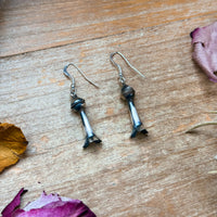 Sterling Silver Medium Blossom Dangle Earrings