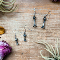 Sterling Silver Mini Blossom Dangle Earrings