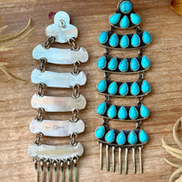 Sterling Silver Kingman Turquoise Dangle Earrings – 5 Inch Statement Design – Native Made by Geraldine James – Navajo Handmade