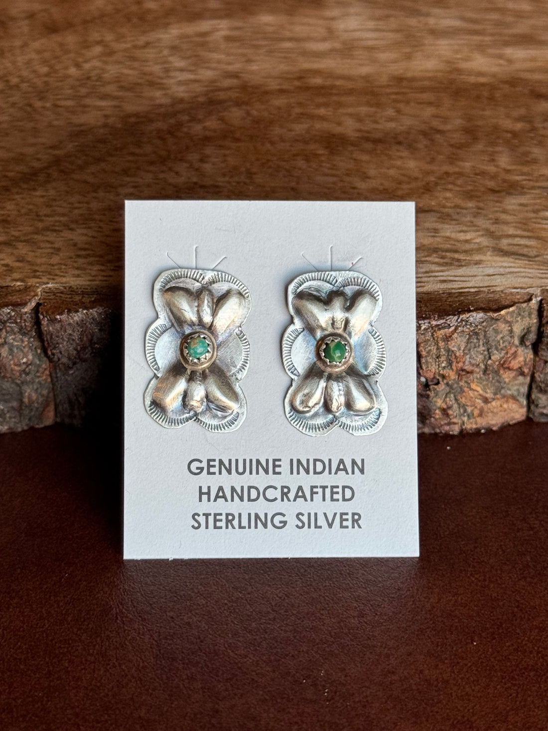 Small Concho with Turquoise Dot