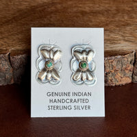 Small Concho with Turquoise Dot