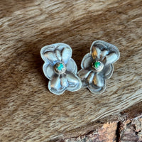 Small Concho with Turquoise Dot