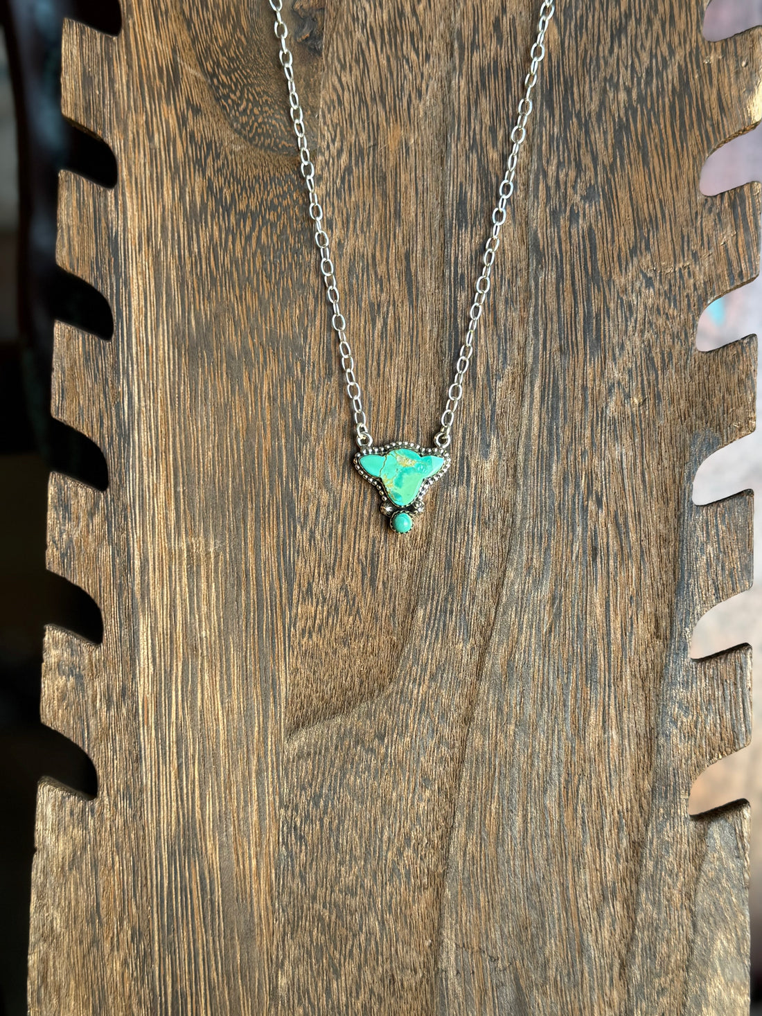 Turquoise Cow Head