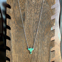 Turquoise Cow Head
