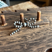 Sterling Pearl Bow Stretchy Ring