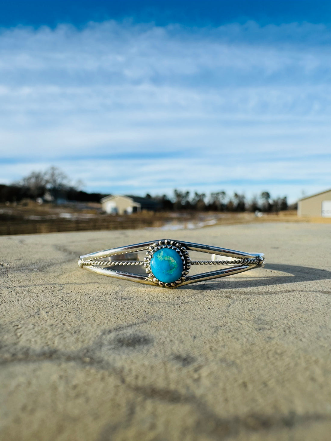 Child’s Sterling Silver Bracelet with Turquoise