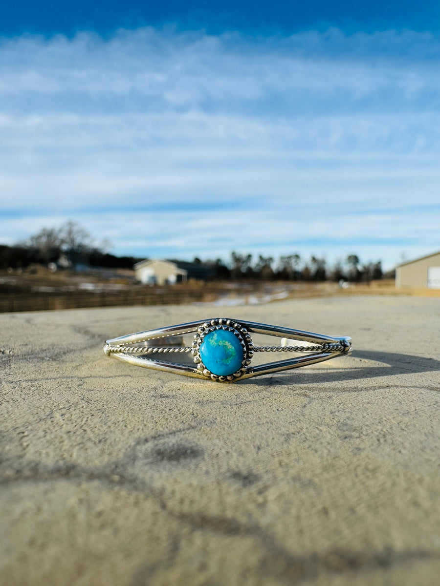 Child’s Sterling Silver Bracelet with Turquoise