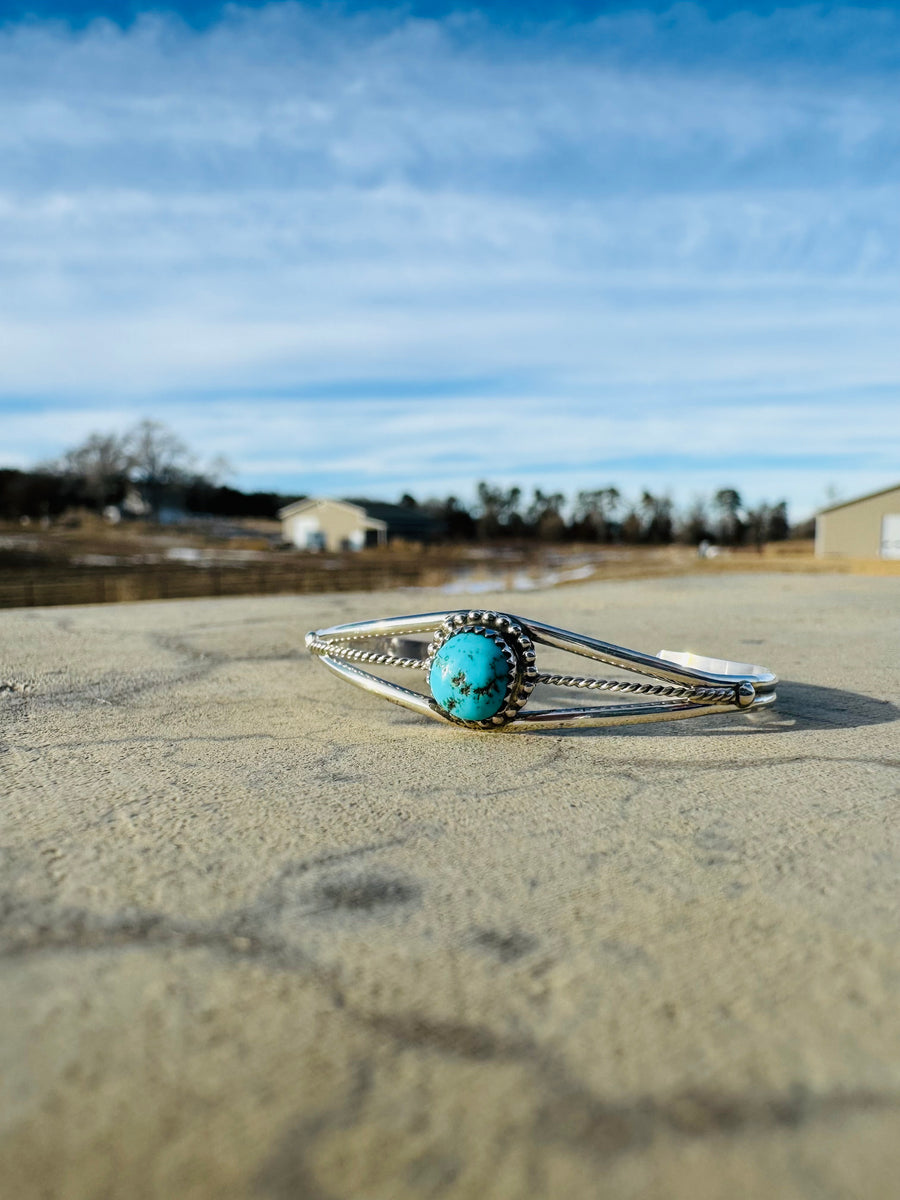 Child’s Sterling Silver Bracelet with Turquoise