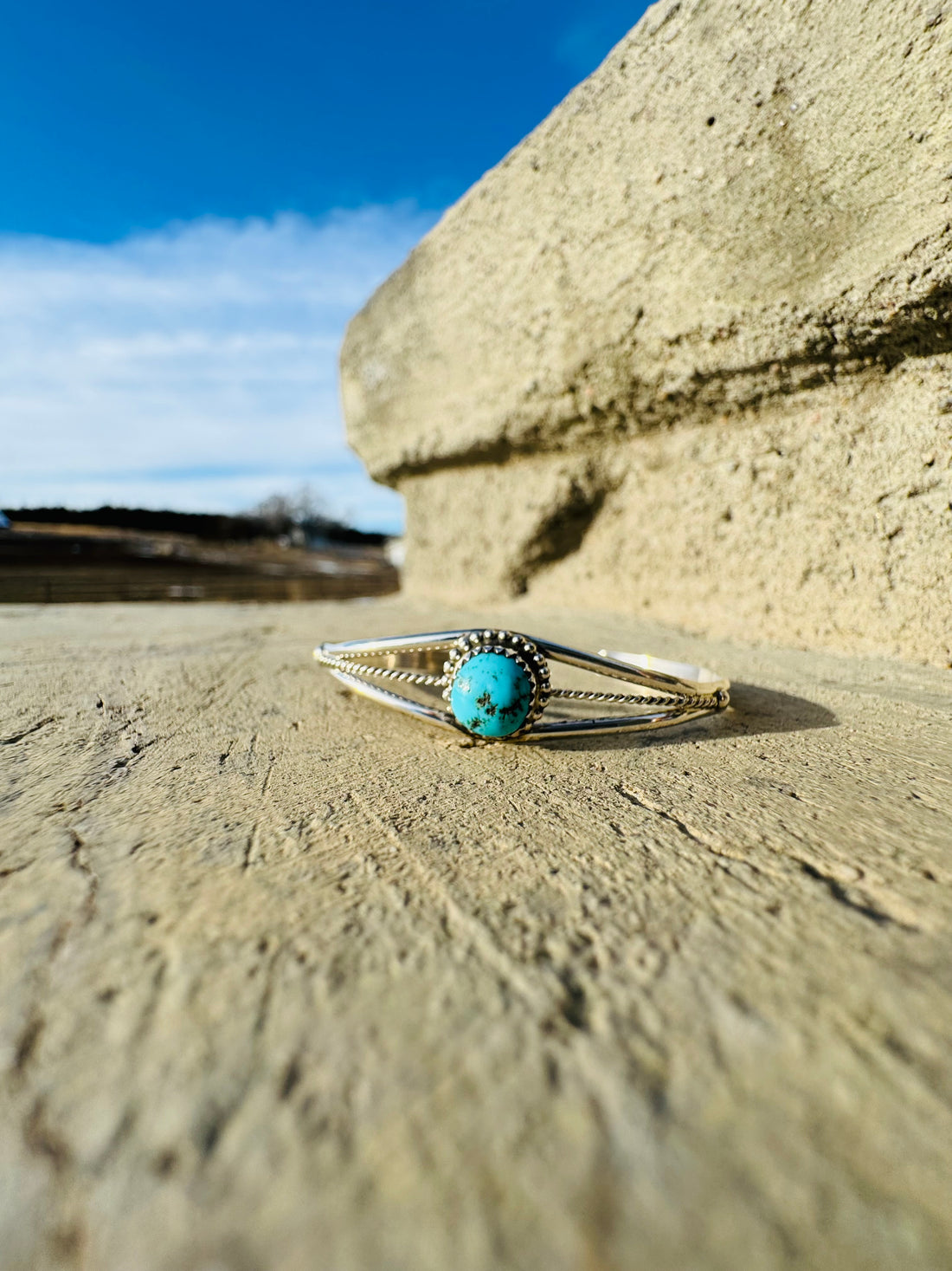 Child’s Sterling Silver Bracelet with Turquoise