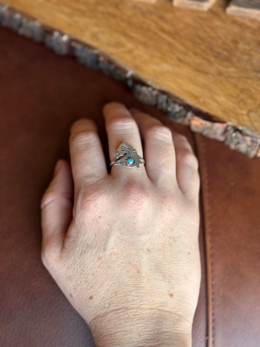 Sonyei Coho Horsehead Ring