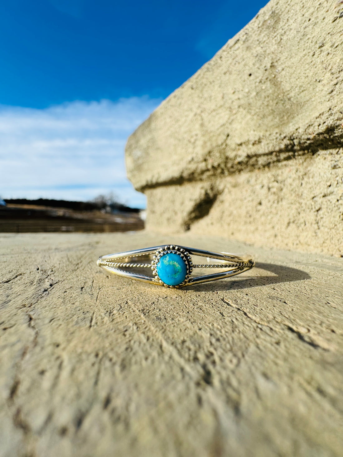 Child’s Sterling Silver Bracelet with Turquoise