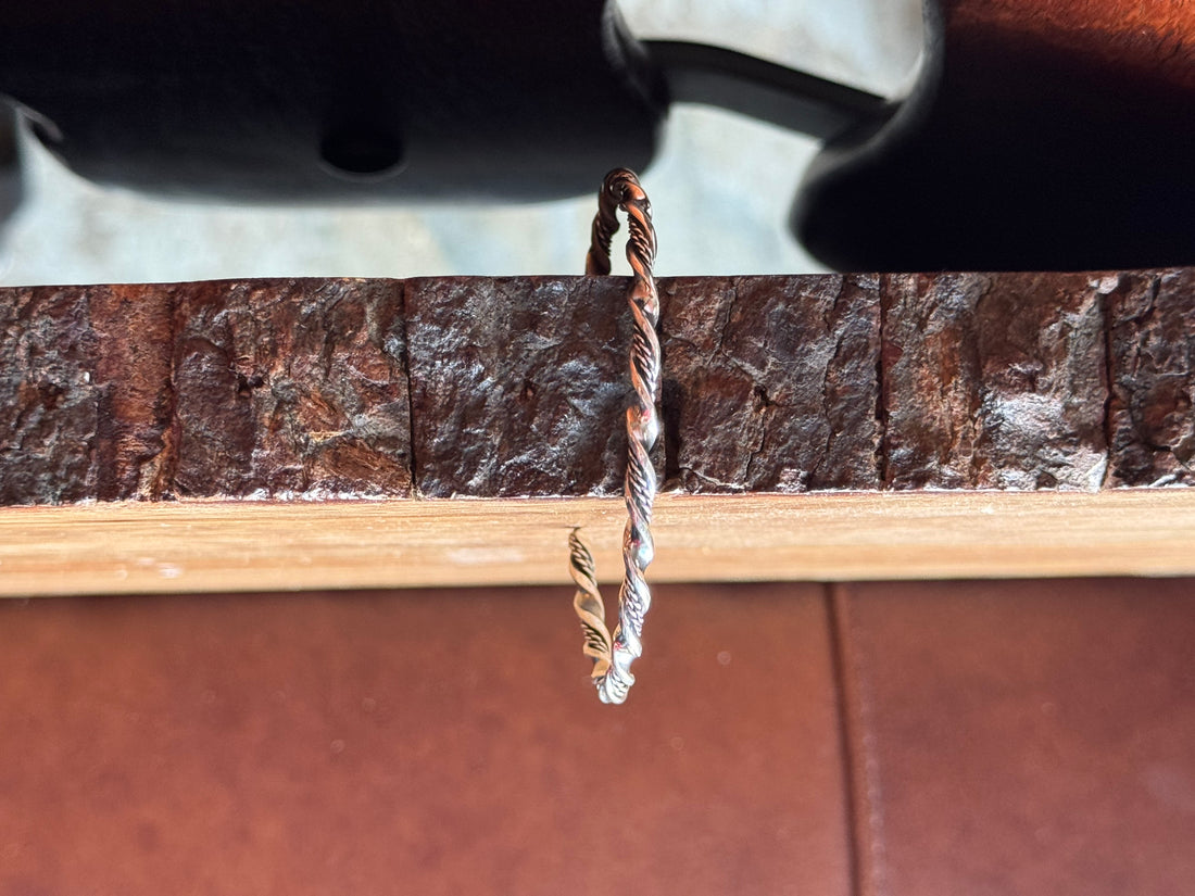 Sterling Silver Twist Bracelet