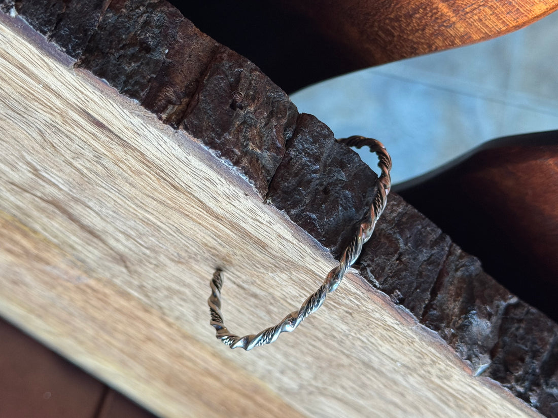 Sterling Silver Twist Bracelet
