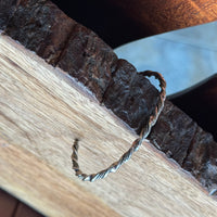 Sterling Silver Twist Bracelet