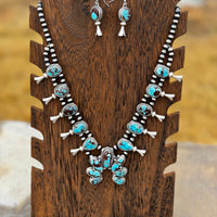 Egyptian Turquoise Squash Blossom