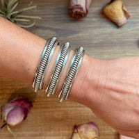 Sterling Silver Heavy-Duty Cuff Bracelet