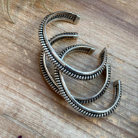Sterling Silver Heavy-Duty Cuff Bracelet