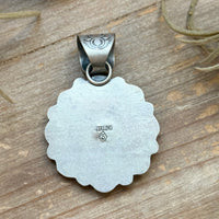 Sterling Silver Paloma Variscite Cluster Pendant – Handmade by Artist Shay Pfeiffer