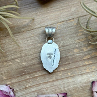 Sterling Silver Black Micarta & Lab Opal Inlay Pendant – Handmade by Artist Shay Pfeiffer