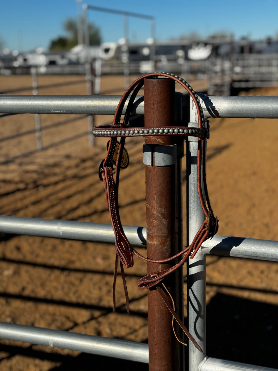 Patina Dot Headstall