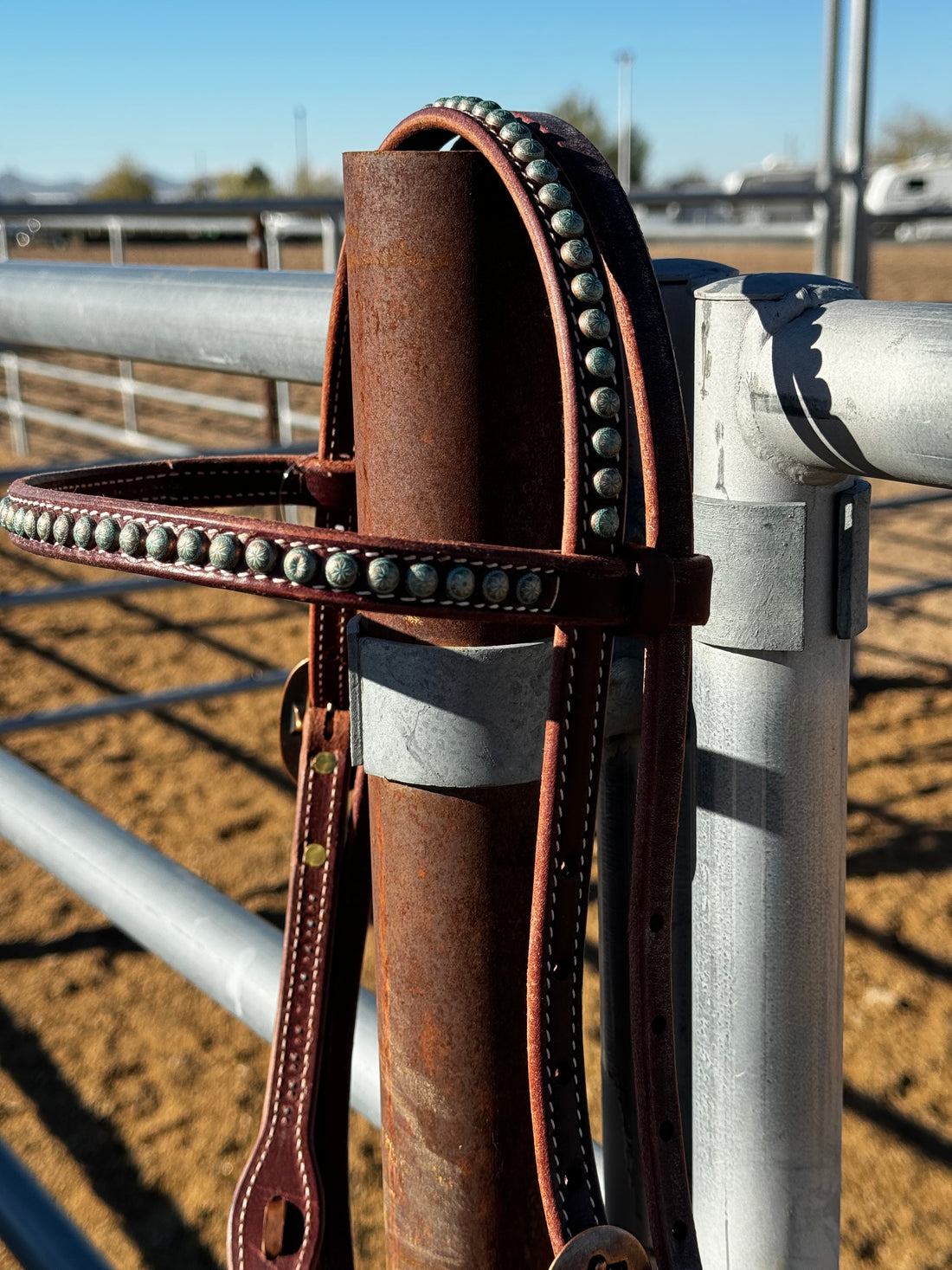 Patina Dot Headstall