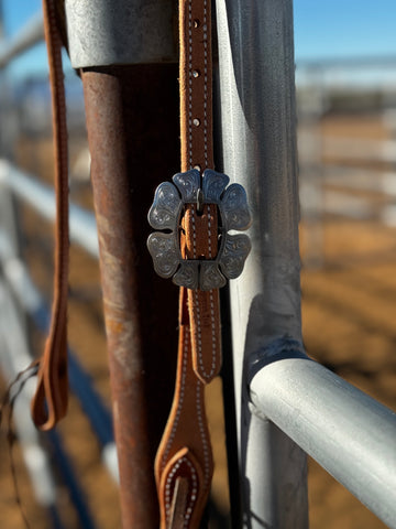 Rough Out Slide Ear Headstall w/Buckle