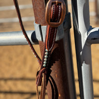 Slit Ear with Patina Dots